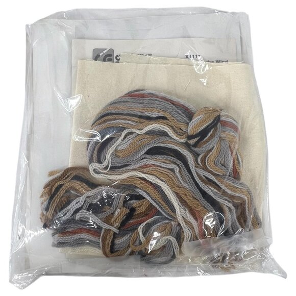 Vintage Creative Expressions Crewel Embroidery Kit Scent In The Wind Deer 1980 - Picture 3 of 7